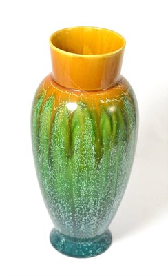 Lot 161 - A Linthorpe vase, impressed mark 875, 31cm high