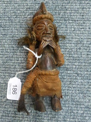 Lot 186 - An African carved tribal Yaka figure from the Republic of Congo
