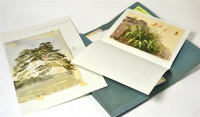 Lot 195 - A quantity of unframed 19th century watercolour landscapes