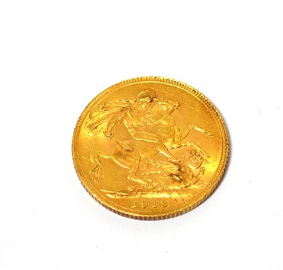 Lot 215 - A full sovereign, dated 1918