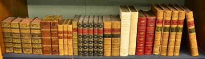 Lot 257 - A small collection of books, predominantly leather bound