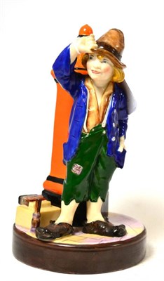 Lot 407 - W H Goss figure ";Boot Black";, pre 1891, 22cm high