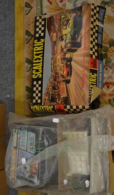 Lot 1116 - Scalextric models and track (in two boxes)