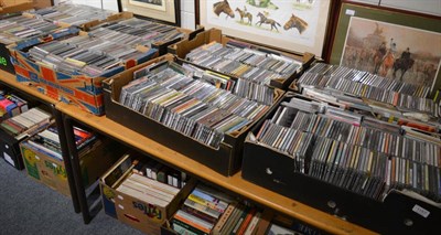 Lot 1157 - CD's - a collection of approximately 800, titles including Beatles and Green Day, in many genres