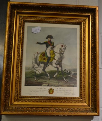 Lot 1168 - A mezzotint after George Morland and a reproduction print of Napoleon (2)