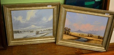 Lot 1207 - Peter Drewett ";Bennachie from the Leggatsden Road";; ";Bennachie from Oldmeldrum Road,...