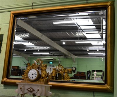 Lot 1241 - A modern gilt framed mirror