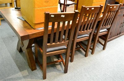 Lot 1275 - Barker and Stonehouse, Marseille range dining table and six chairs