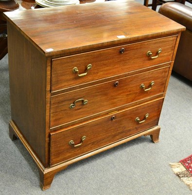 Lot 1296 - Mahogany chest of drawers