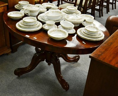 Lot 1297 - A Victorian rosewood loo table