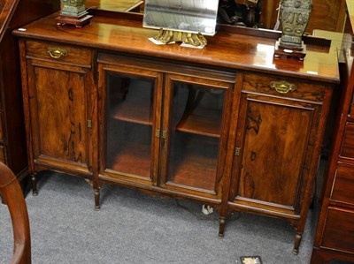 Lot 1304 - An Edwardian rosewood sideboard