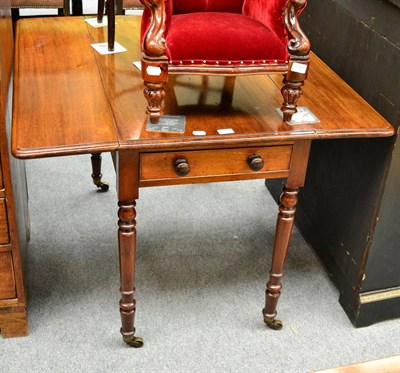 Lot 1350 - A Victorian mahogany Pembroke table