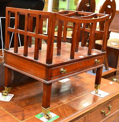 Lot 1354 - A 19th century mahogany Canterbury