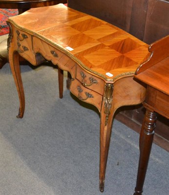 Lot 1403 - A late 19th century French ladies writing desk with gilt metal mounts