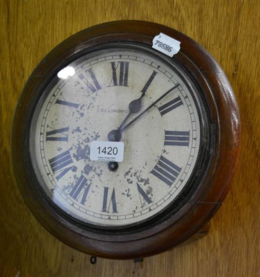 Lot 1420 - Collingwood School circular wall clock