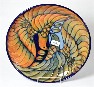 Lot 1430 - Dennis Chinaworks dish, Double Dove pattern, 35cm diameter