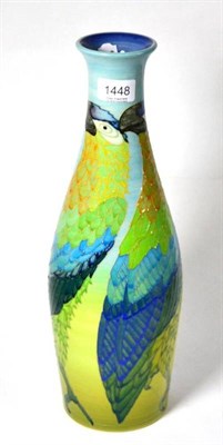 Lot 1448 - A Dennis Chinaworks vase, Parrot pattern, trial 1, 40cm