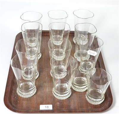 Lot 18 - A suite of drinking glasses
