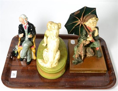 Lot 20 - A Royal Doulton figure of ";The Doctor";, HN2858, together with a Royal Dux figure of a child...
