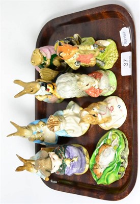 Lot 37 - A group of twelve Royal Albert and Beswick Beatrix Potter figures