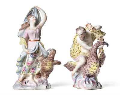 Lot 38 - A Pair of Bow Porcelain Figures of Jupiter and Juno, circa 1755, from a set of The Seasons,...