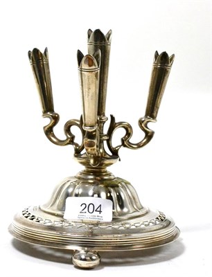 Lot 204 - A silver epergne (a.f.)