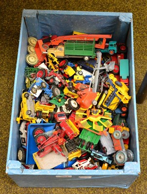 Lot 383 - A box of assorted 1960's Diecast including Dinky, Corgi and Matchbox