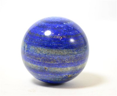 Lot 401 - A lapis lazuli sphere