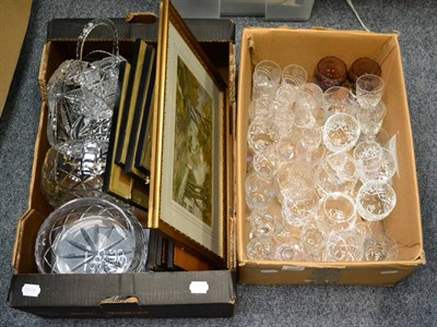 Lot 1022 - A collection of crystal glassware including Edinburgh and Stuart, some boxed, together with various