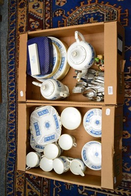 Lot 1028 - A Coalport ";Revelry"; pattern tea, coffee and dinner service together with three Goebel...