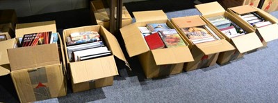 Lot 1050 - Eight boxes of miscellaneous art volumes including erotica etc