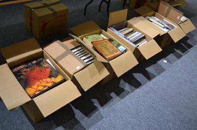 Lot 1060 - Ten boxes of miscellaneous books including reference, natural history, travel related etc