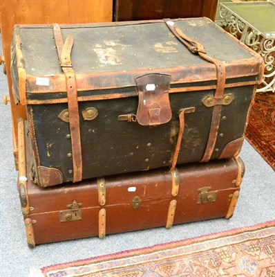 Lot 1151 - Two travelling trunks (2)