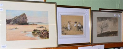 Lot 1226 - A watercolour of John E Aitken and two other watercolours