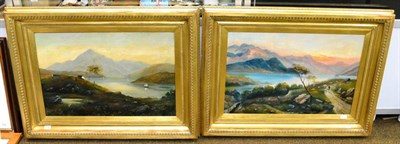 Lot 1239 - Ralph Smith, A pair of Highland landscapes, one signed, oil on canvas (2)