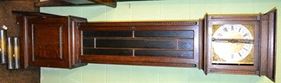 Lot 1267 - A chiming longcase clock