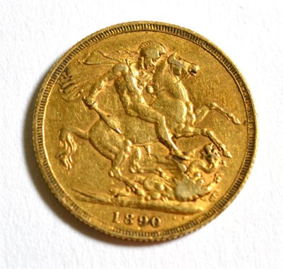 Lot 12 - A full sovereign dated 1890