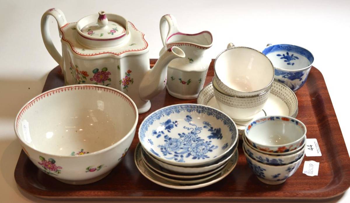 Lot 44 - 18th and 19th century tea wares
