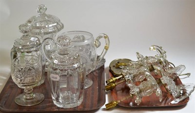 Lot 54 - A collection of 19th century glasswares