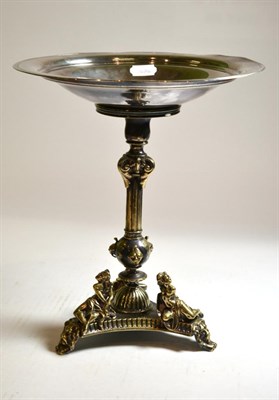 Lot 60 - A late Victorian silver plated table centrepiece