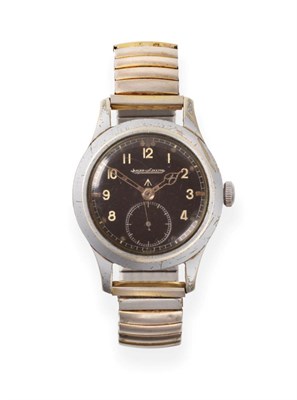 Lot 148 - A World War II Military Wristwatch, signed Jaeger LeCoultre, know by collectors as one of  "The...