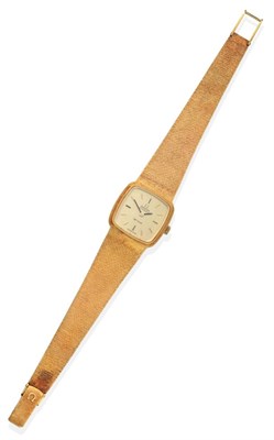 Lot 162 - A Lady's 18ct Gold Automatic Wristwatch, signed Omega, model: De Ville, 1972, (calibre 661)...