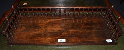 Lot 1217 - William IV rosewood book carrier