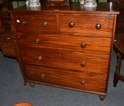 Lot 1223 - Mahogany four height chest of drawers