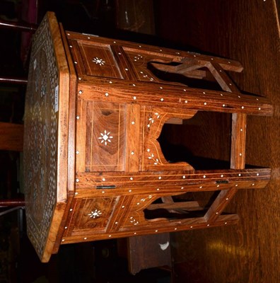 Lot 1268 - Inlaid occasional table