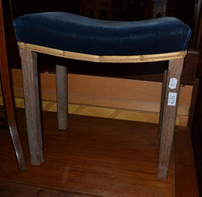 Lot 1279 - George VI Coronation stool