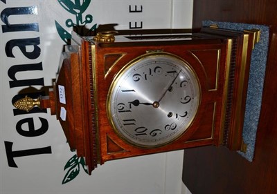 Lot 1312 - A Regency style mahogany quarter striking table clock