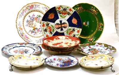 Lot 205 - A group of 19th century and later English and Japanese plates