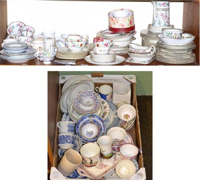 Lot 322 - A quantity of miscellaneous ceramics including Bengal Tree pattern dinner service, teacups and...