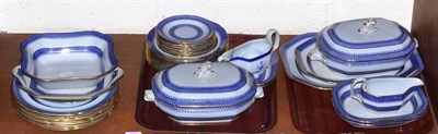 Lot 325 - A Copeland Spode Jefferson blue and gilt dinner service